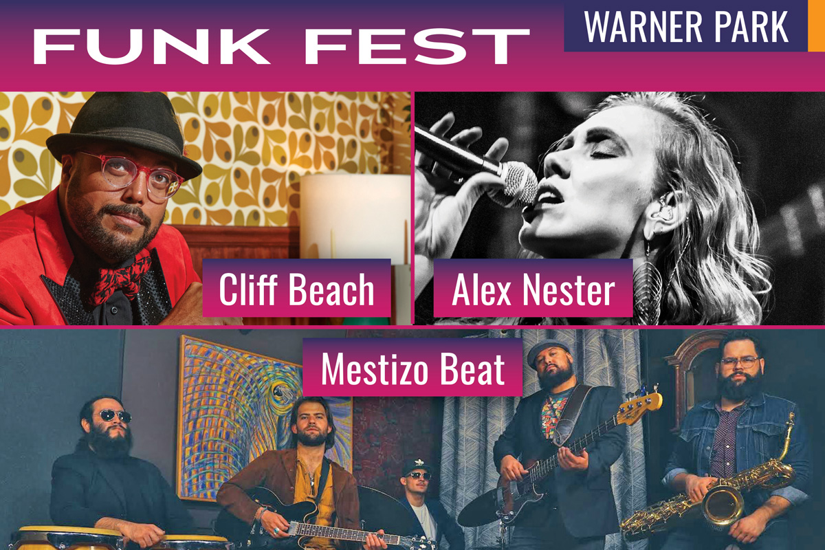 Funk Fest featuring Cliff Beach, Mestizo Beat, and Alex Nester