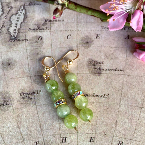 Jade Dangle Earrings